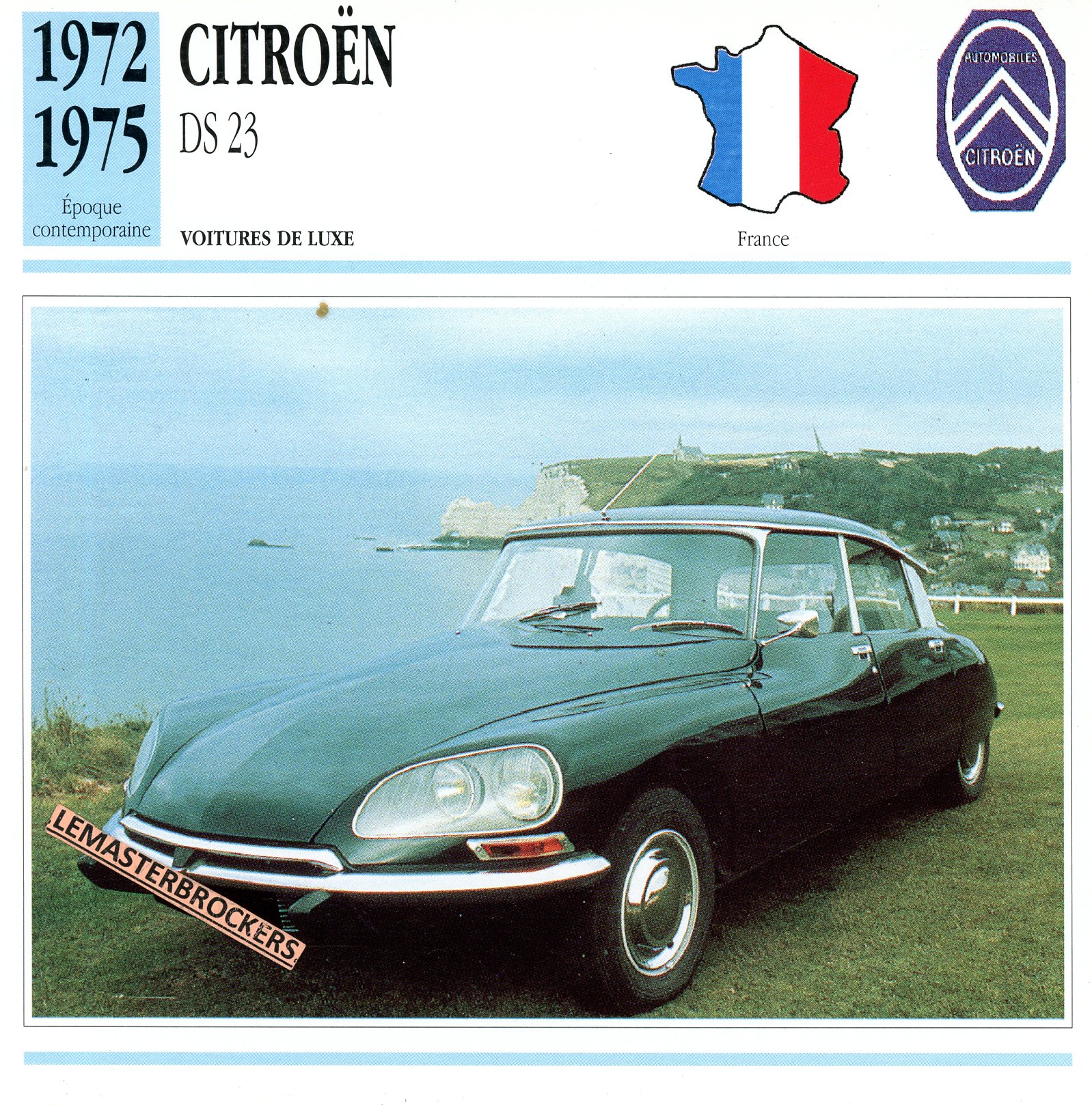 CITROËN-DS-23-DS23-FICHE-AUTO-CARD-CARS-LEMASTERBROCKERS