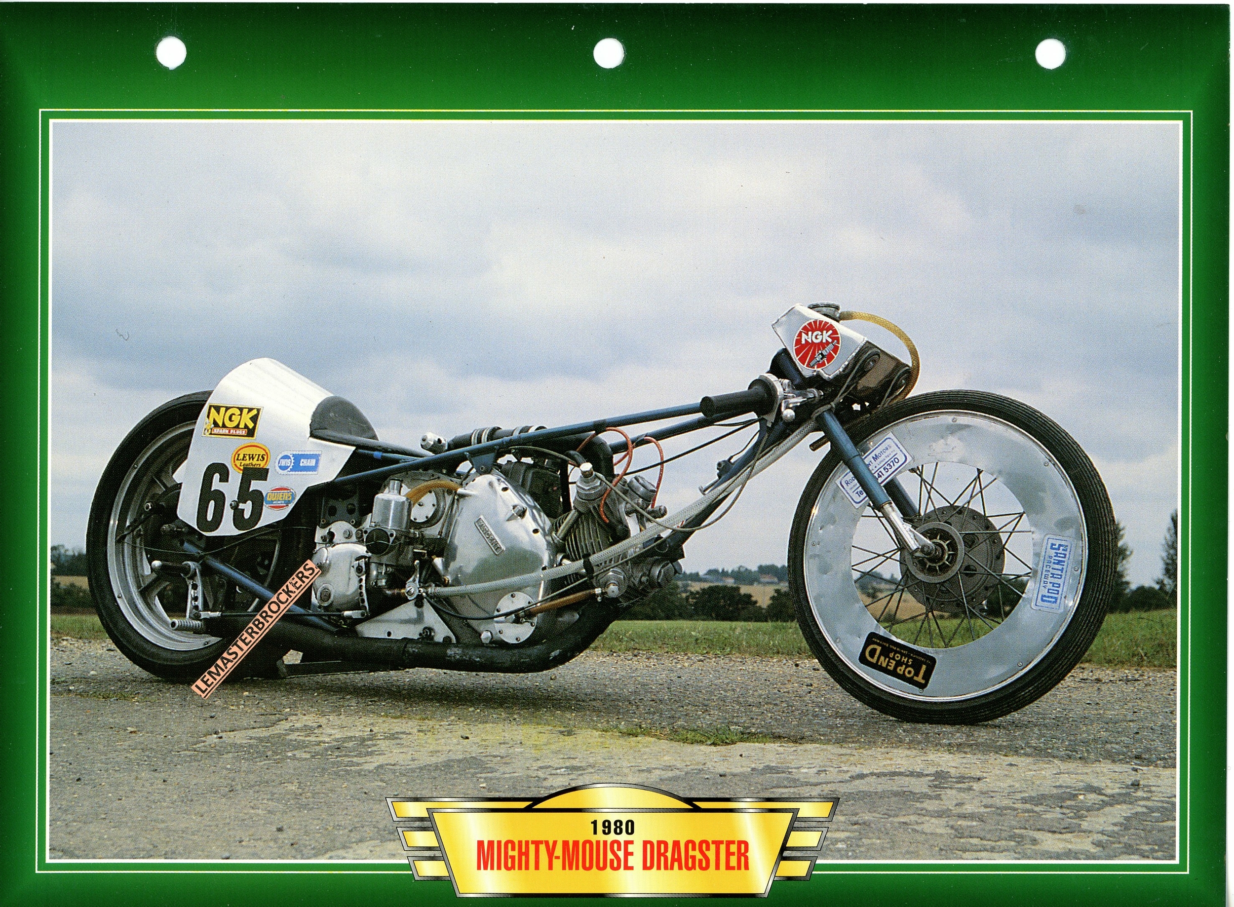 MIGHTY-MOUSE-DRAGSTER-1980-FICHE-MOTO-LEMASTERBROCKERS-ATLAS-ÉDITION