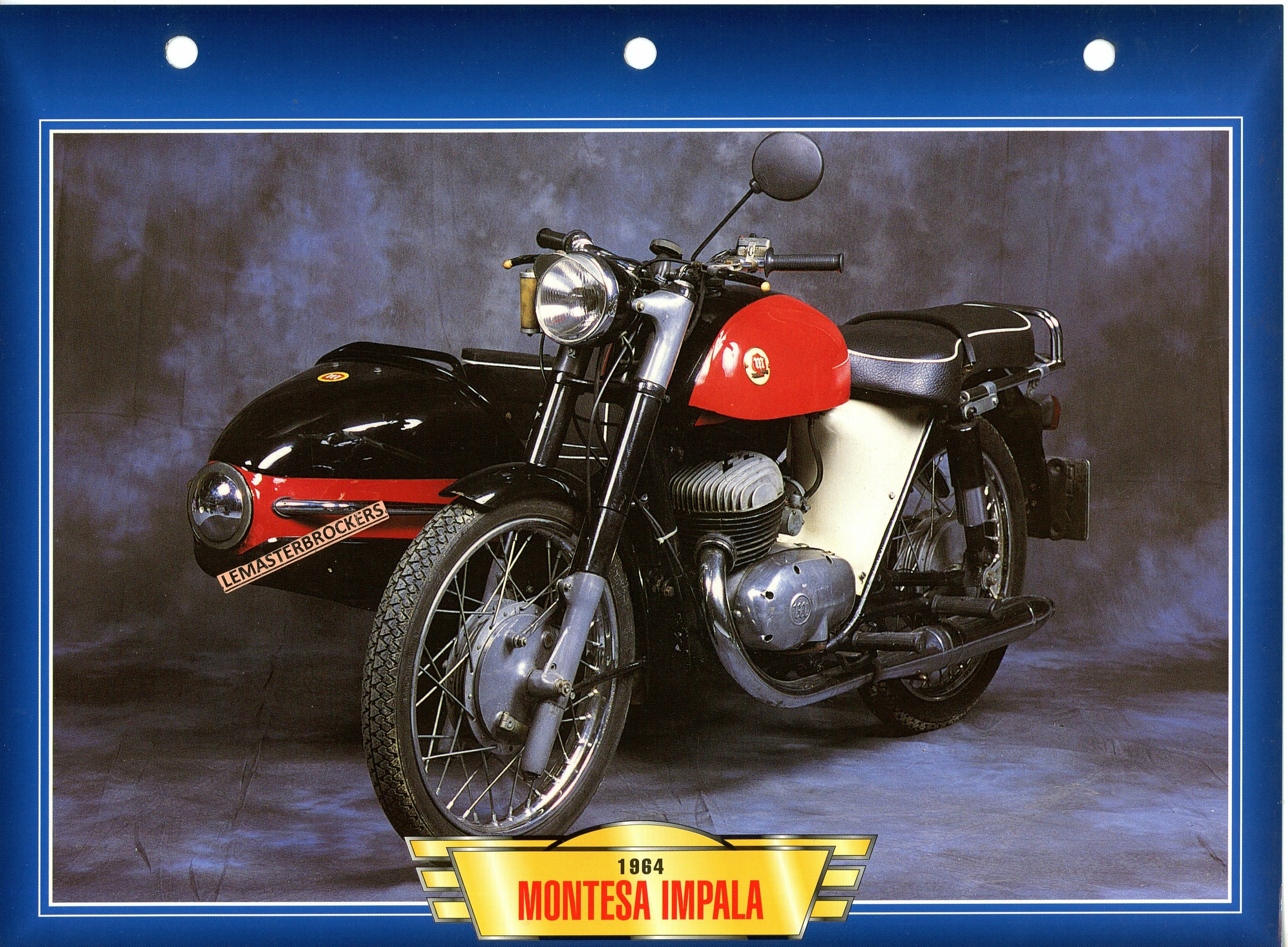 MONTESA IMPALA 1964 - FICHE MOTO ATLAS ÉDITION