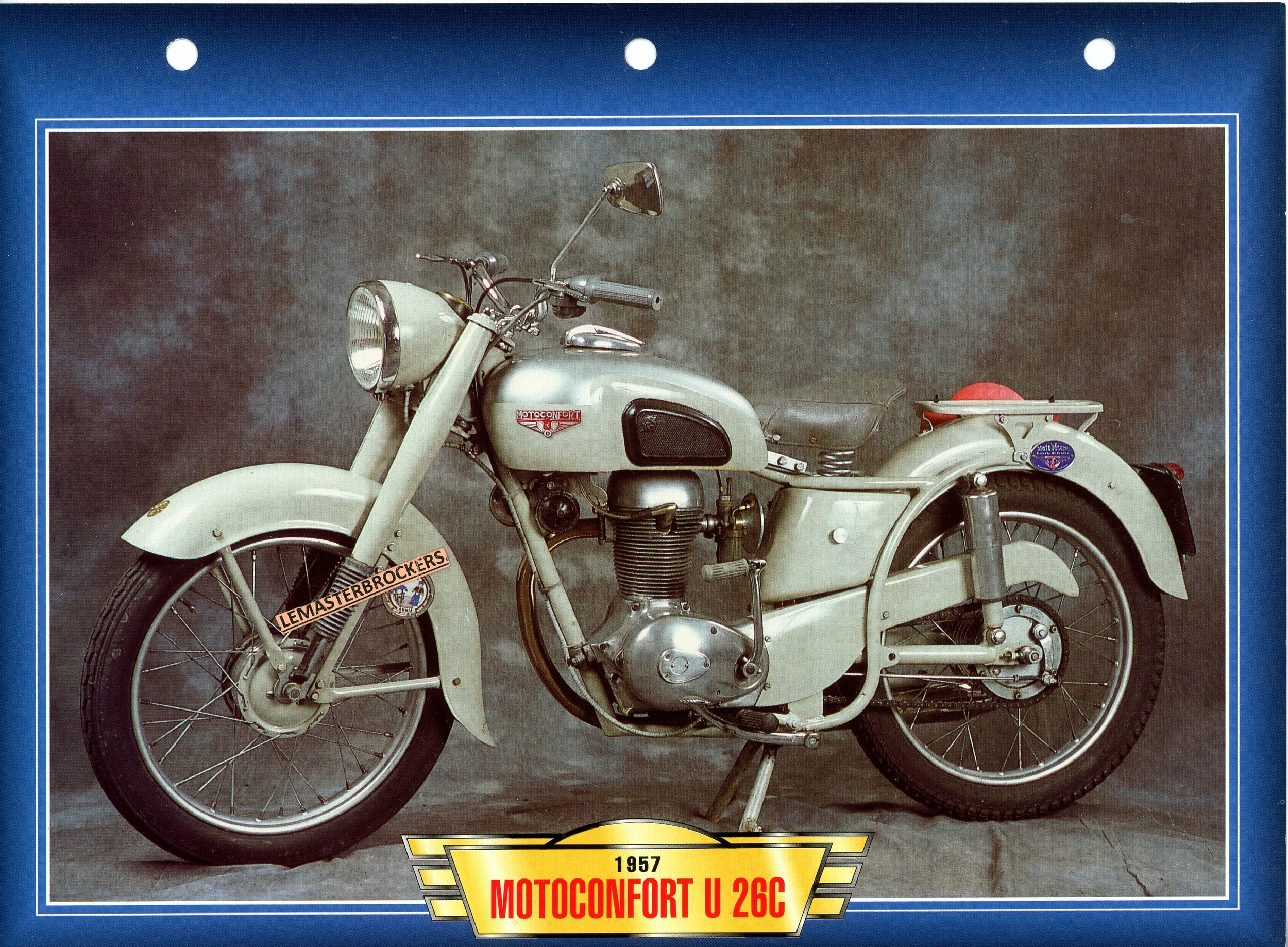 MOTOCONFORT-U26C-1957-FICHE-MOTO-LEMASTERBROCKERS-ATLAS-ÉDITION