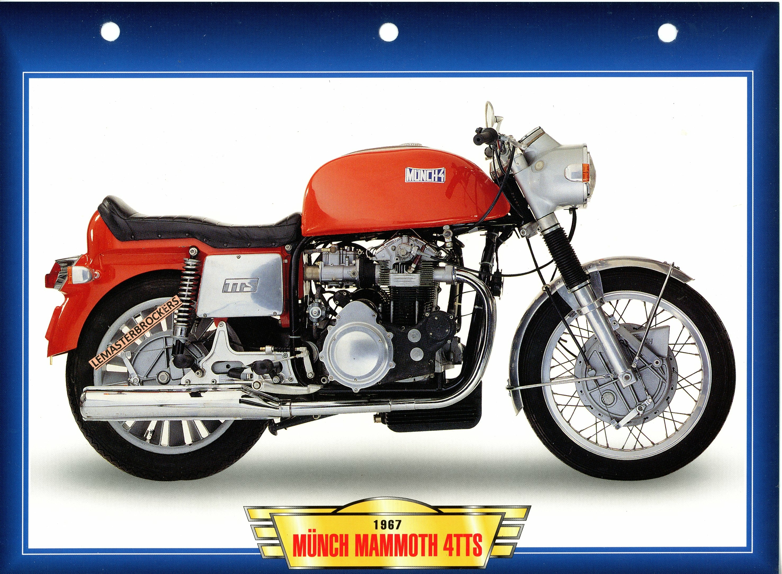 MÜNCH-MAMMOTH-4TTS-1967-FICHE-MOTO-LEMASTERBROCKERS-ATLAS-ÉDITION