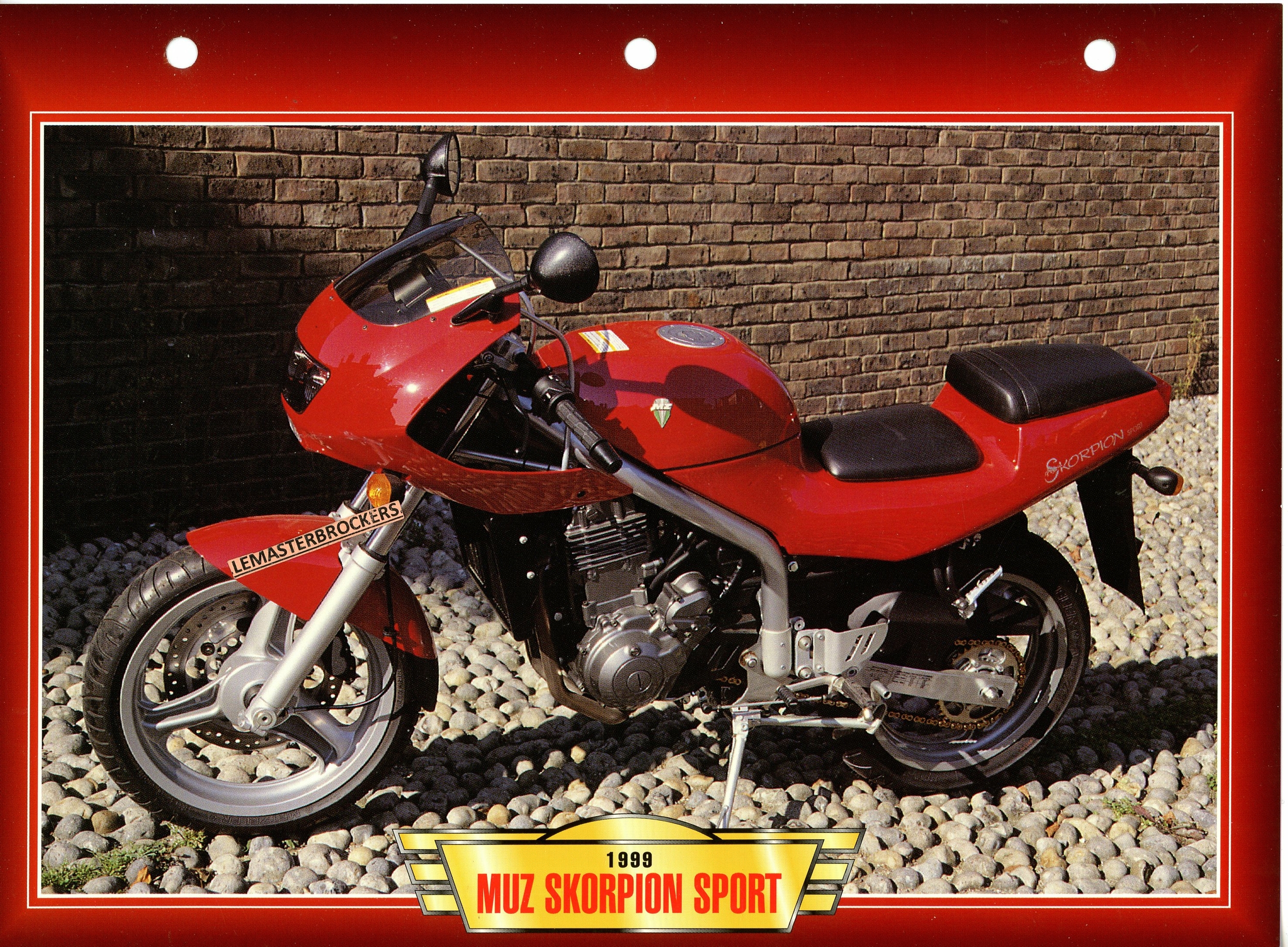 MUZ-SKORPION-SPORT-1999 -FICHE-MOTO-LEMASTERBROCKERS-ATLAS-ÉDITION