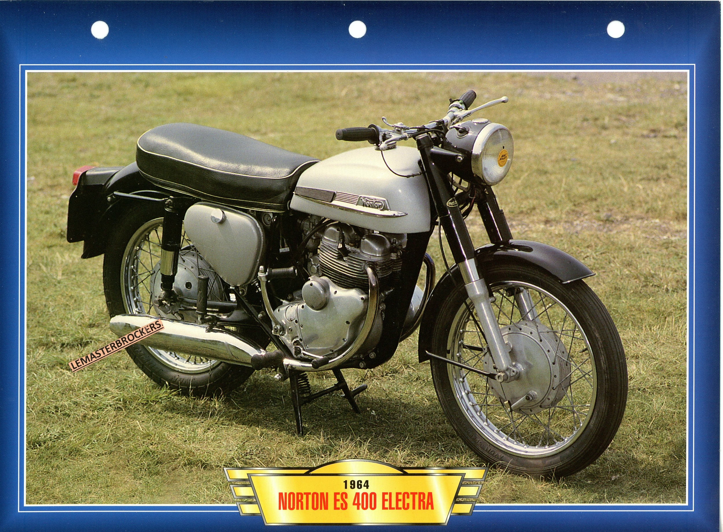 NORTON-ES-400-ELECTRA-1964-FICHE-MOTO-ATLAS-ÉDITION-LEMASTERBROCKERS
