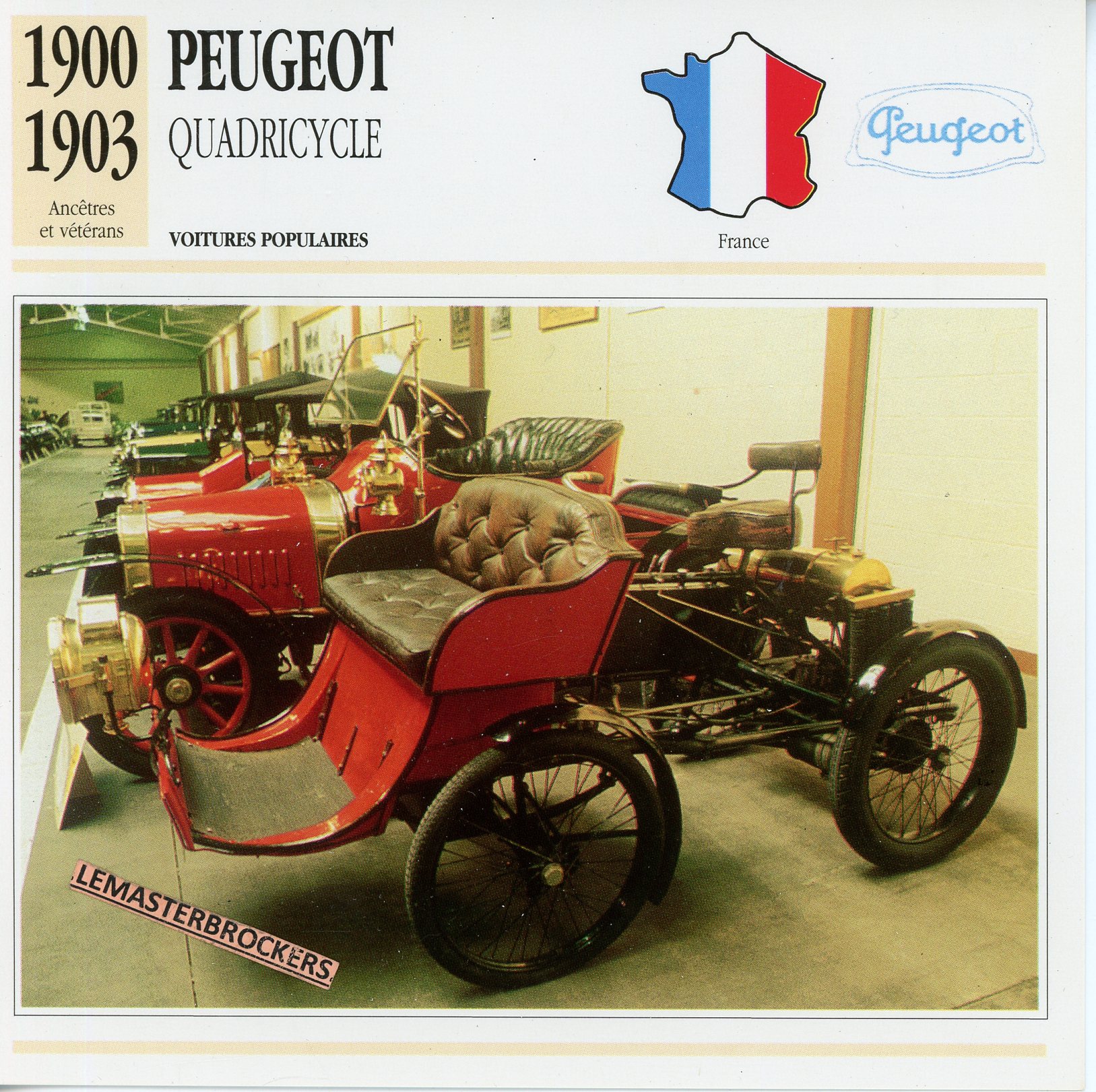 PEUGEOT-QUADRICYCLE-1900-1903-FICHE-AUTO-ATLAS-LEMASTERBROCKERS