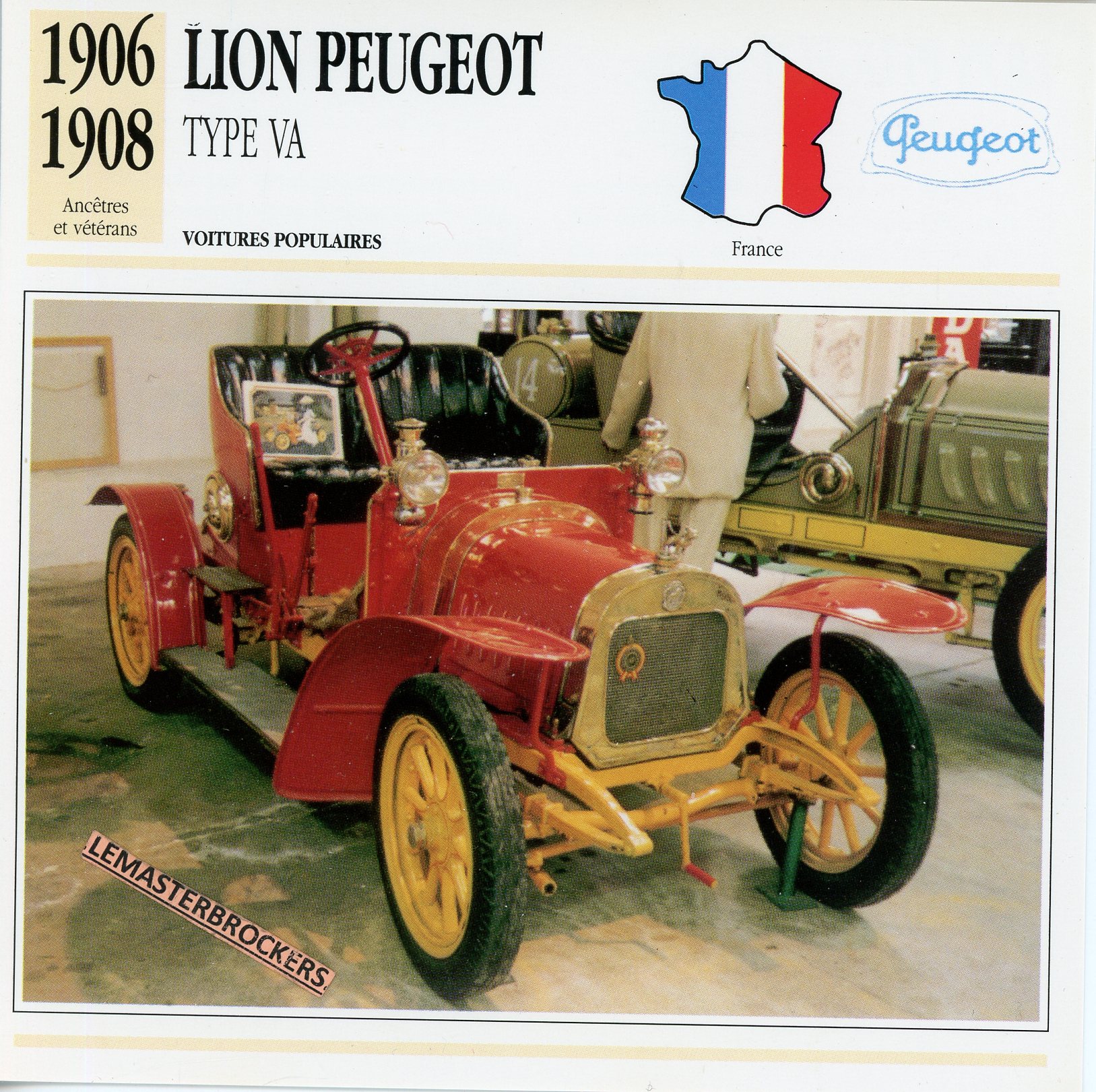PEUGEOT-VA-1906-1908-FICHE-AUTO-ATLAS-LEMASTERBROCKERS