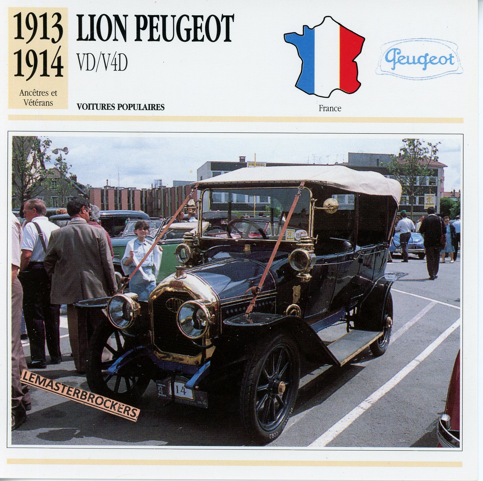 PEUGEOT-VD-V4D-1913-1914-FICHE-AUTO-ATLAS-LEMASTERBROCKERS