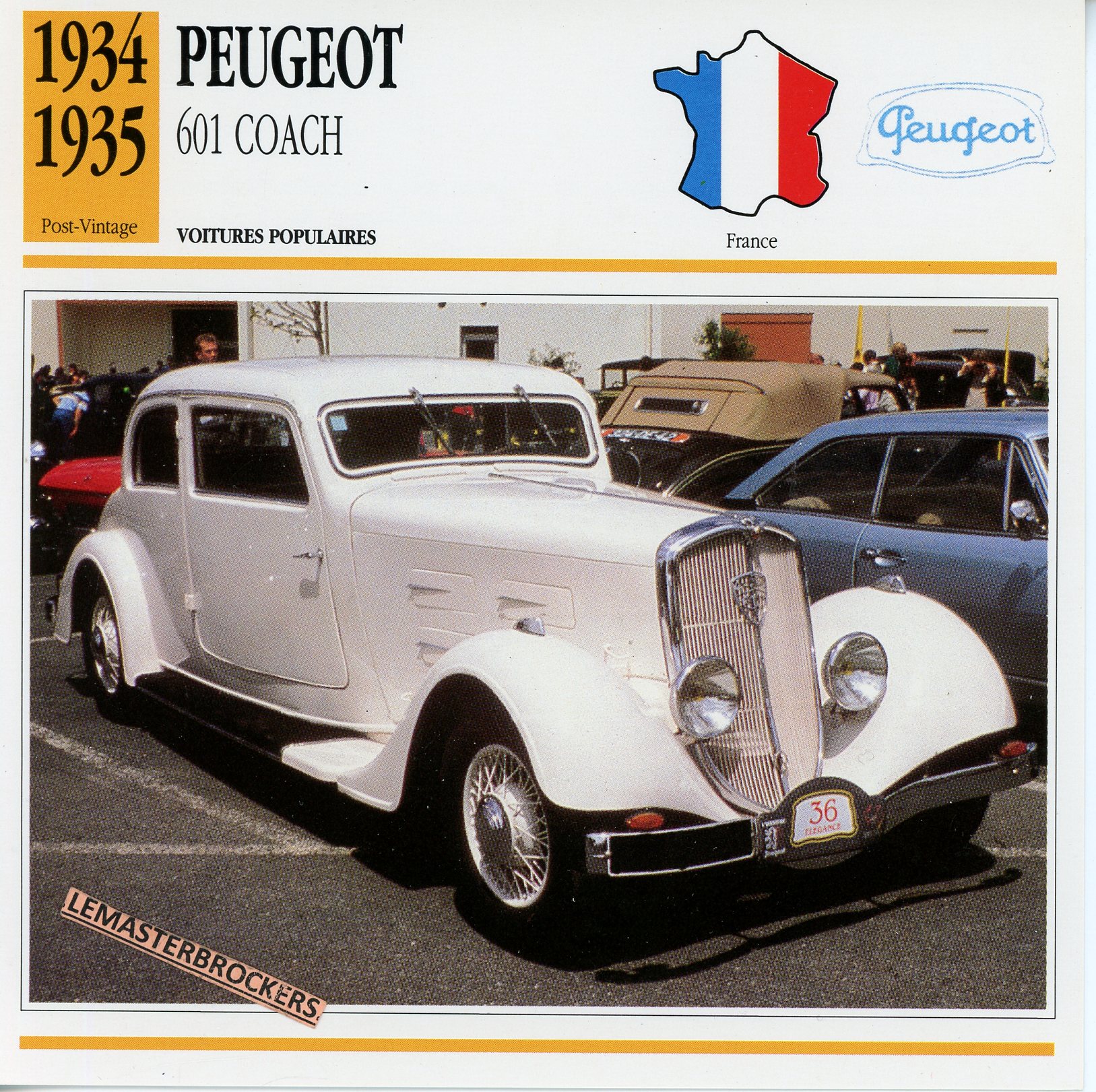 PEUGEOT-601-COACH-1934-1935-FICHE-AUTO-ATLAS-LEMASTERBROCKERS