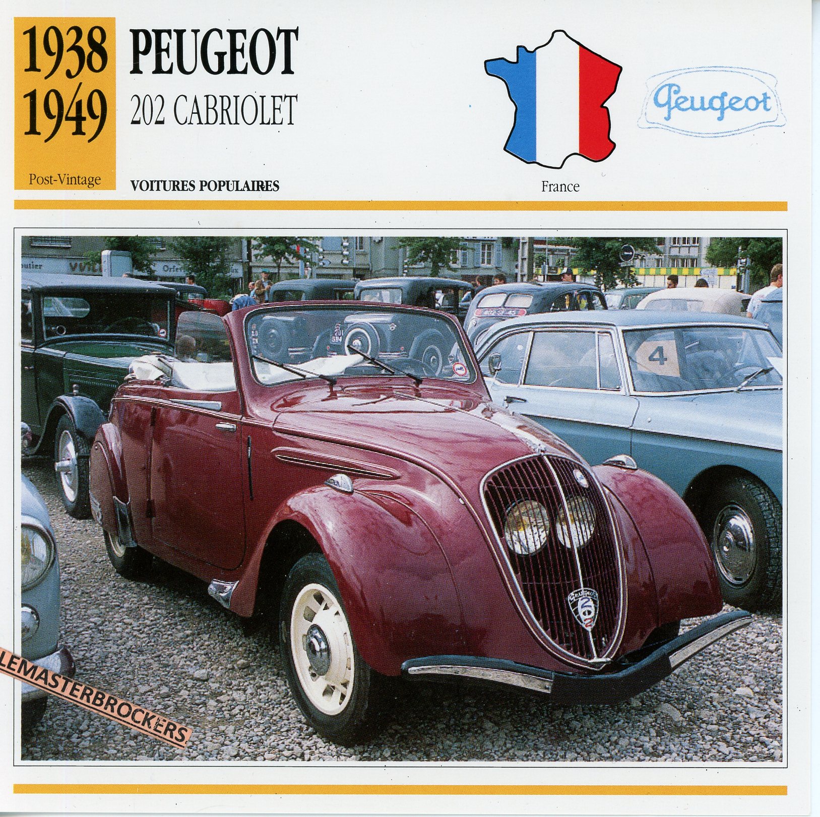 PEUGEOT-202-CABRIOLET-1938-1949-FICHE-AUTO-ATLAS-LEMASTERBROCKERS