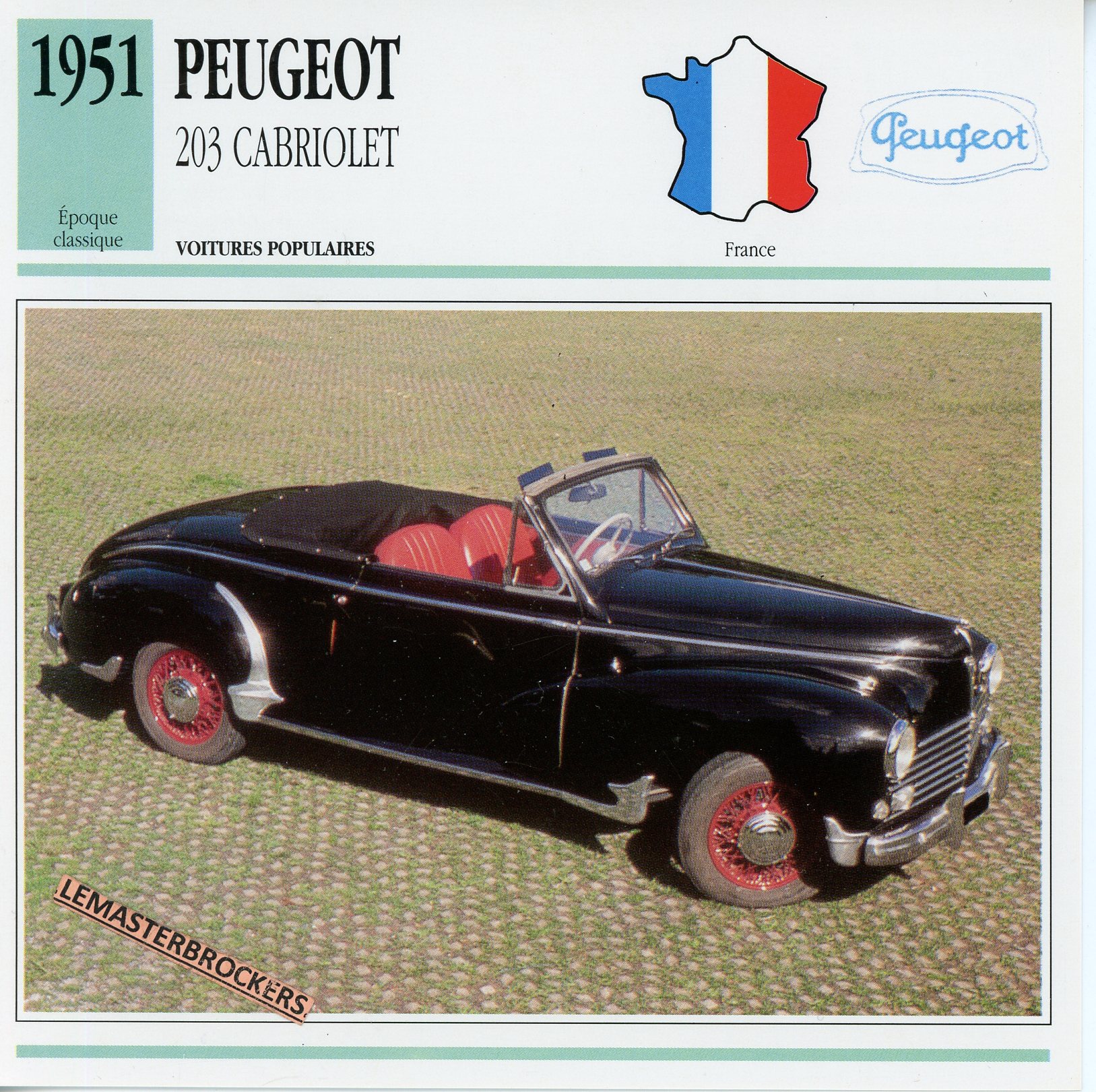 PEUGEOT-203-CABRIOLET-1951-FICHE-AUTO-ATLAS-LEMASTERBROCKERS