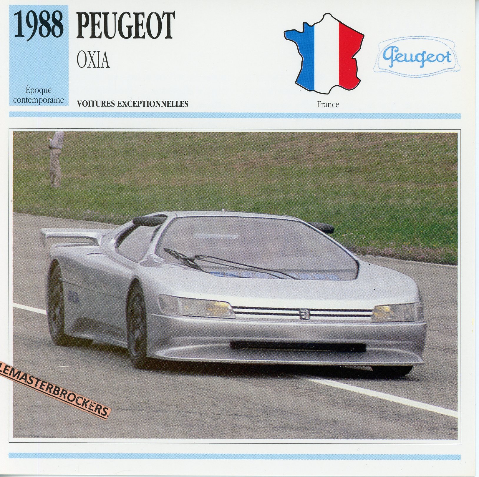 PEUGEOT-OXIA-1988-FICHE-AUTO-ATLAS-LEMASTERBROCKERS