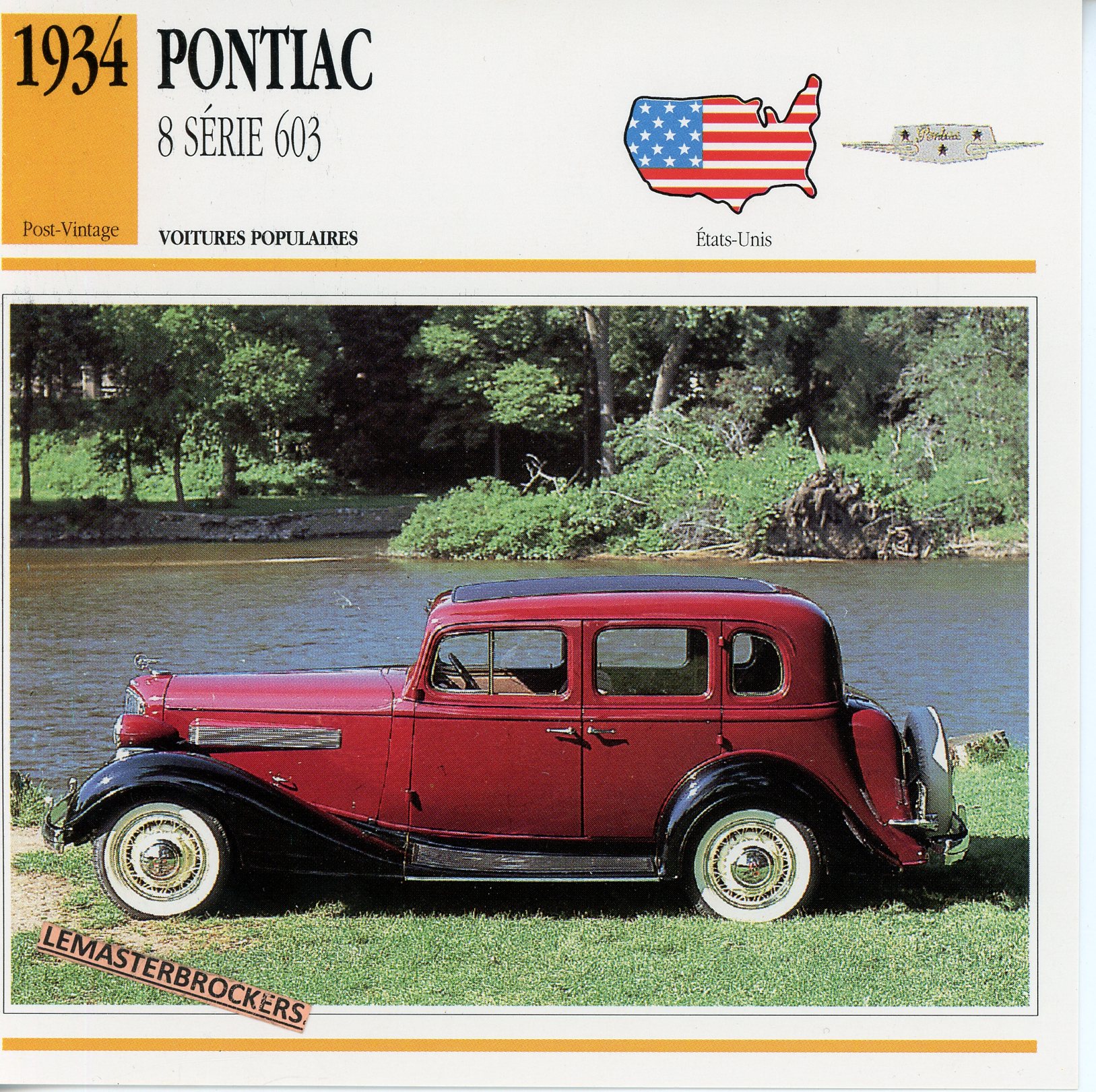 PONTIAC-8-SÉRIE-603-1934-FICHE-AUTO-ATLAS-LEMASTERBROCKERS