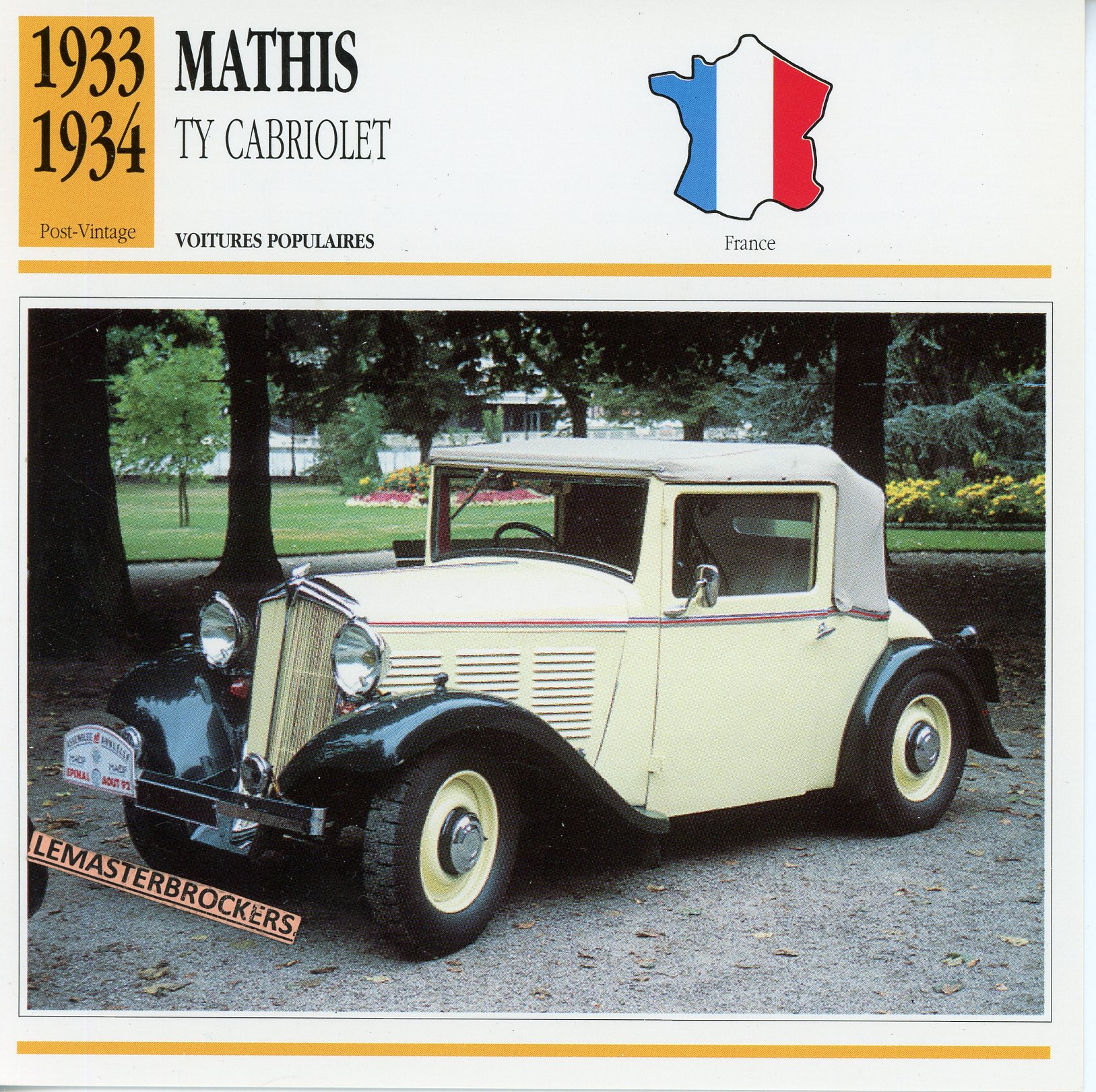 MATHIS-TY-CABRIOLET-1933-1934-FICHE-AUTO-ATLAS-LEMASTERBROCKERS