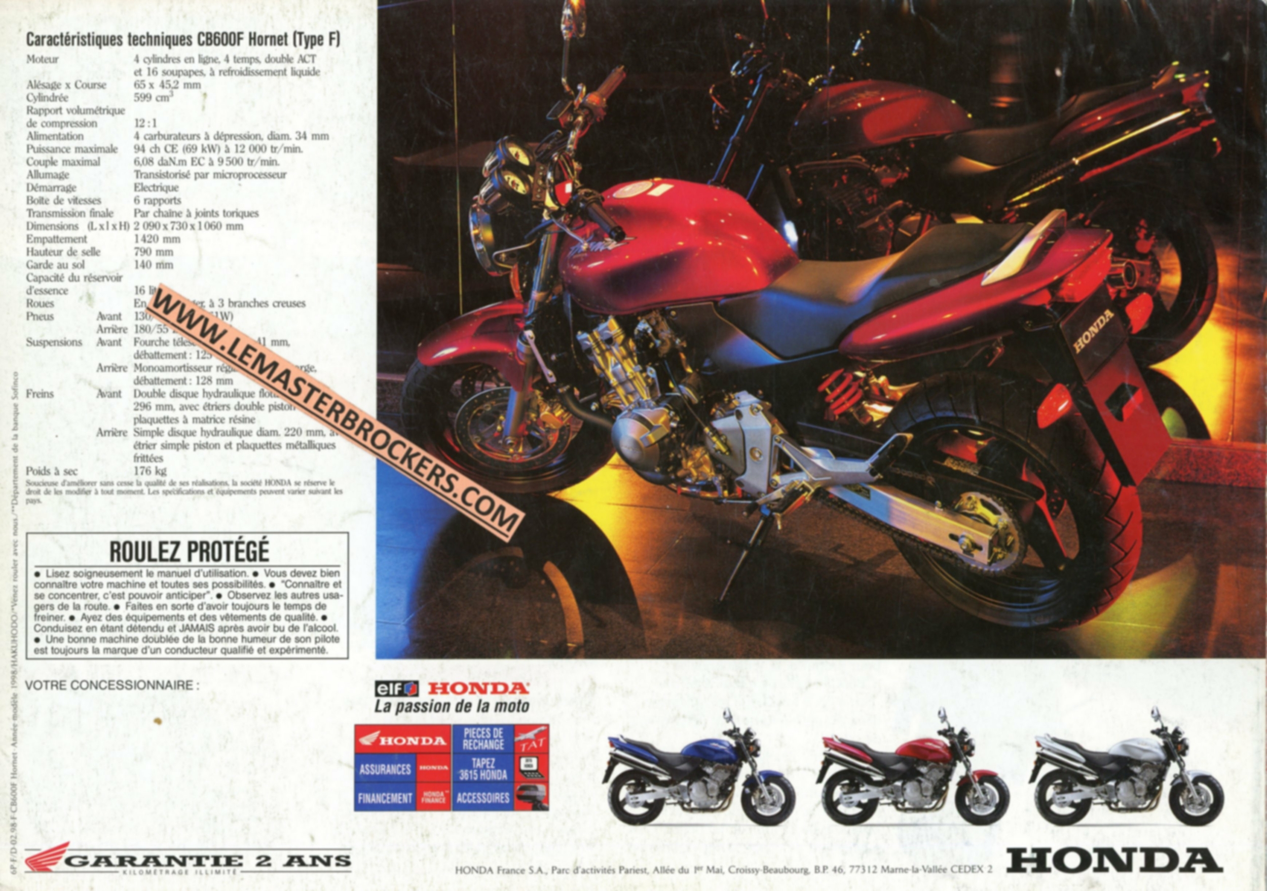 brochure-MOTO-honda-CB600F-HORNET-CB600-1998-lemasterbrockers