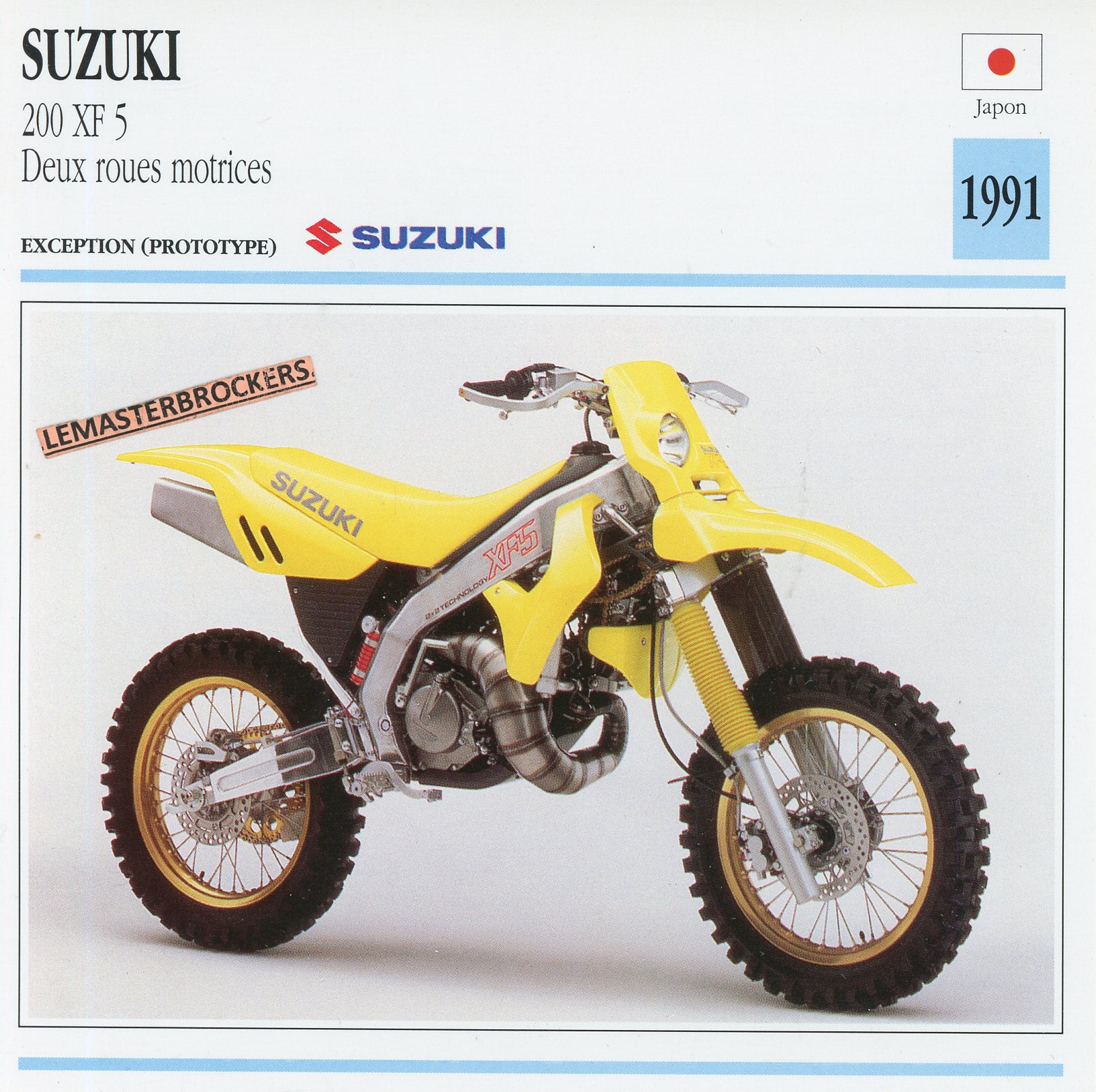 SUZUKI-200-XF-XF5-1991-FICHE-MOTO-LEMASTERBROCKERS