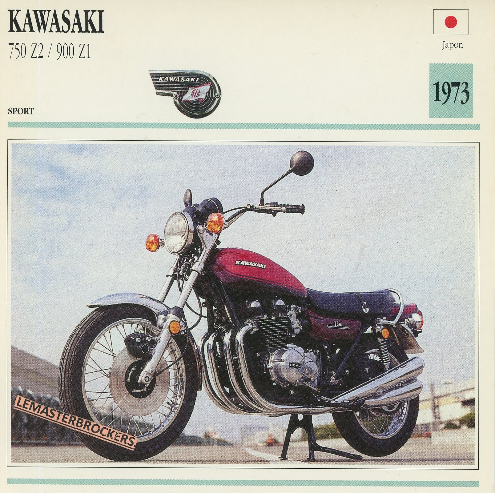 KAWASAKI-750-Z2-900-Z1-1973-FICHE-MOTO-KAWA-LEMASTERBROCKERS