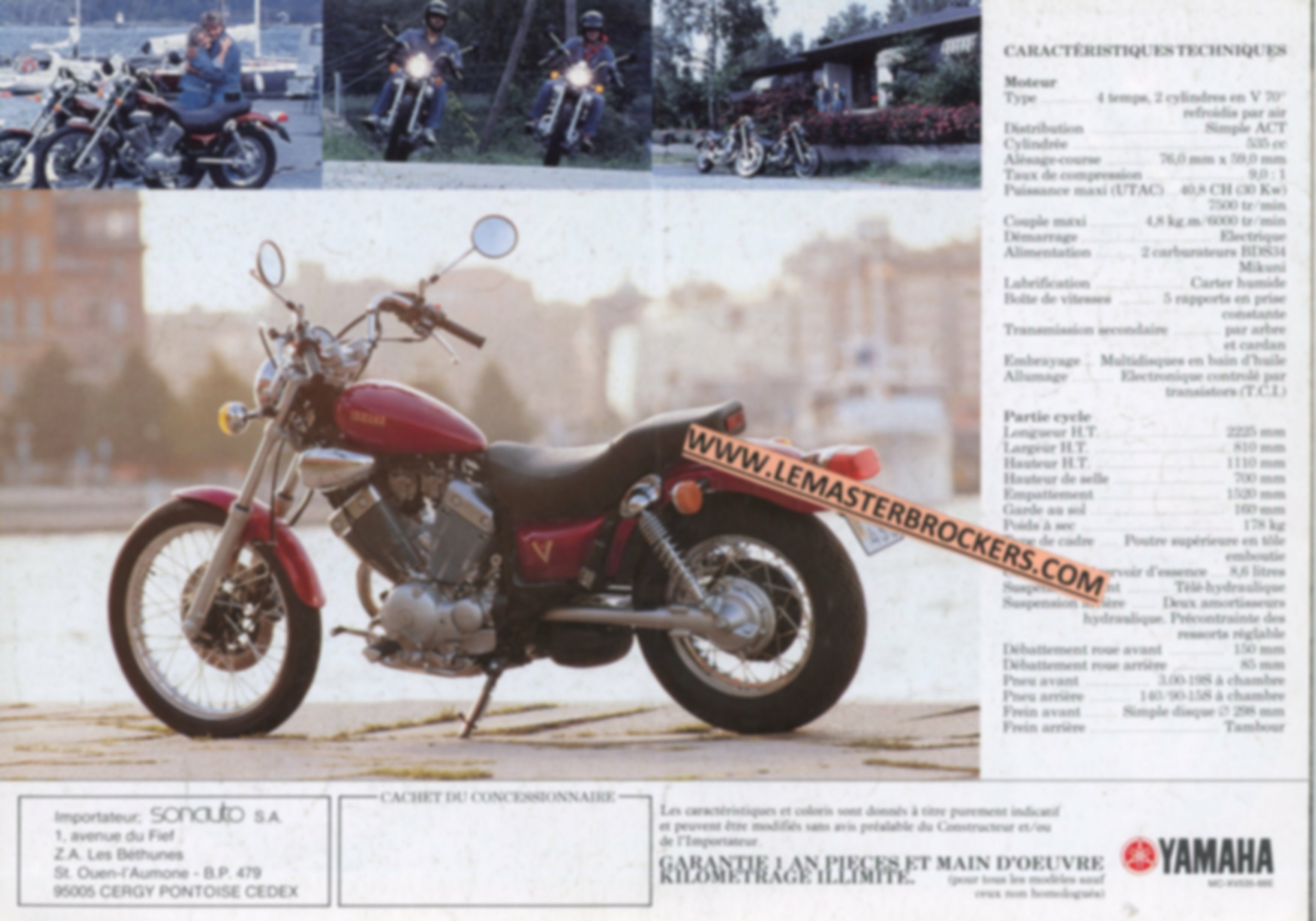 brochure-moto-yamaha-xv-535-virago-xv535-prospekt-LEMASTERBROCKERS