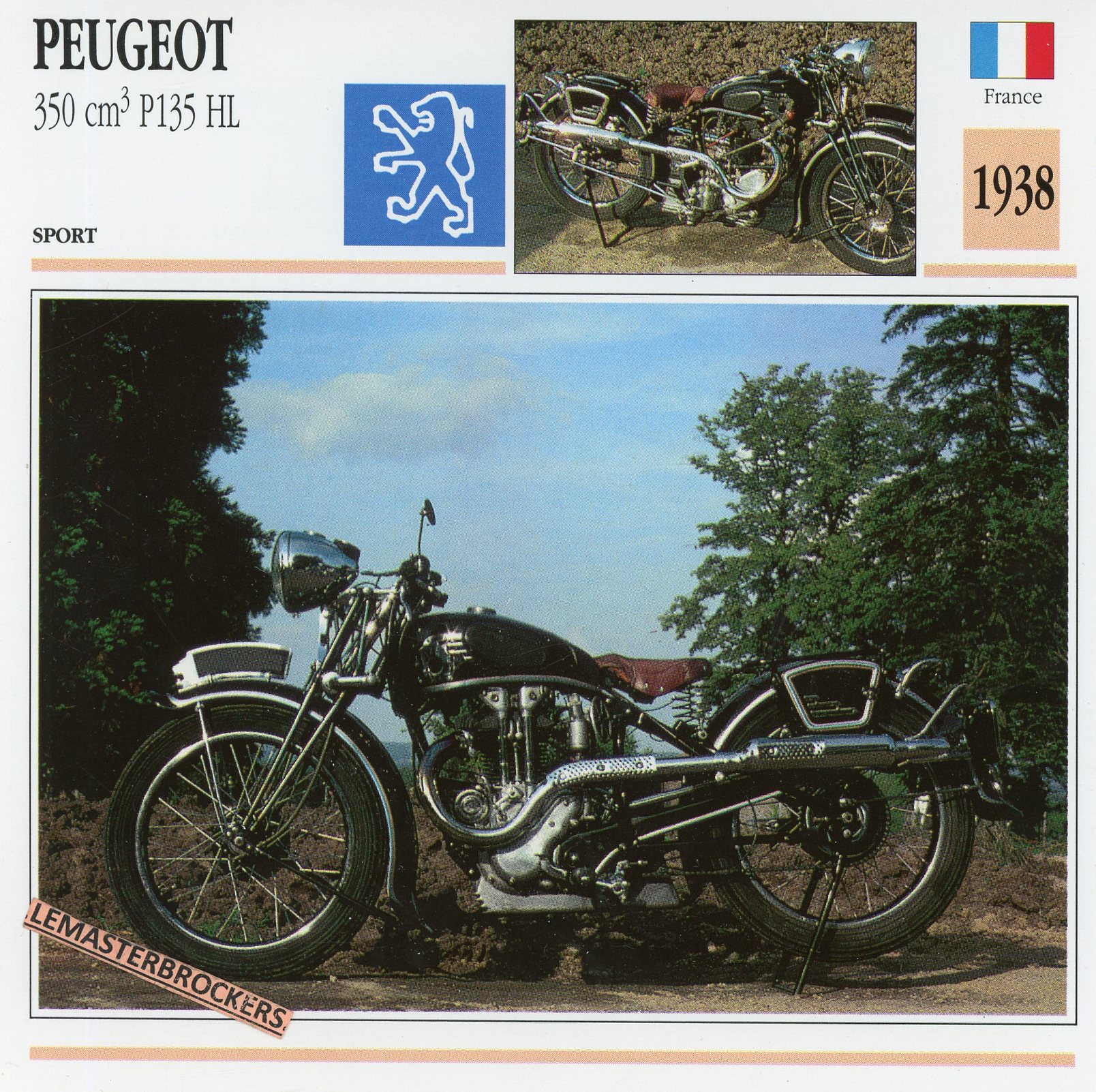 PEUGEOT-350-P135-HL-1938-FICHE-MOTO-LEMASTERBROCKERS