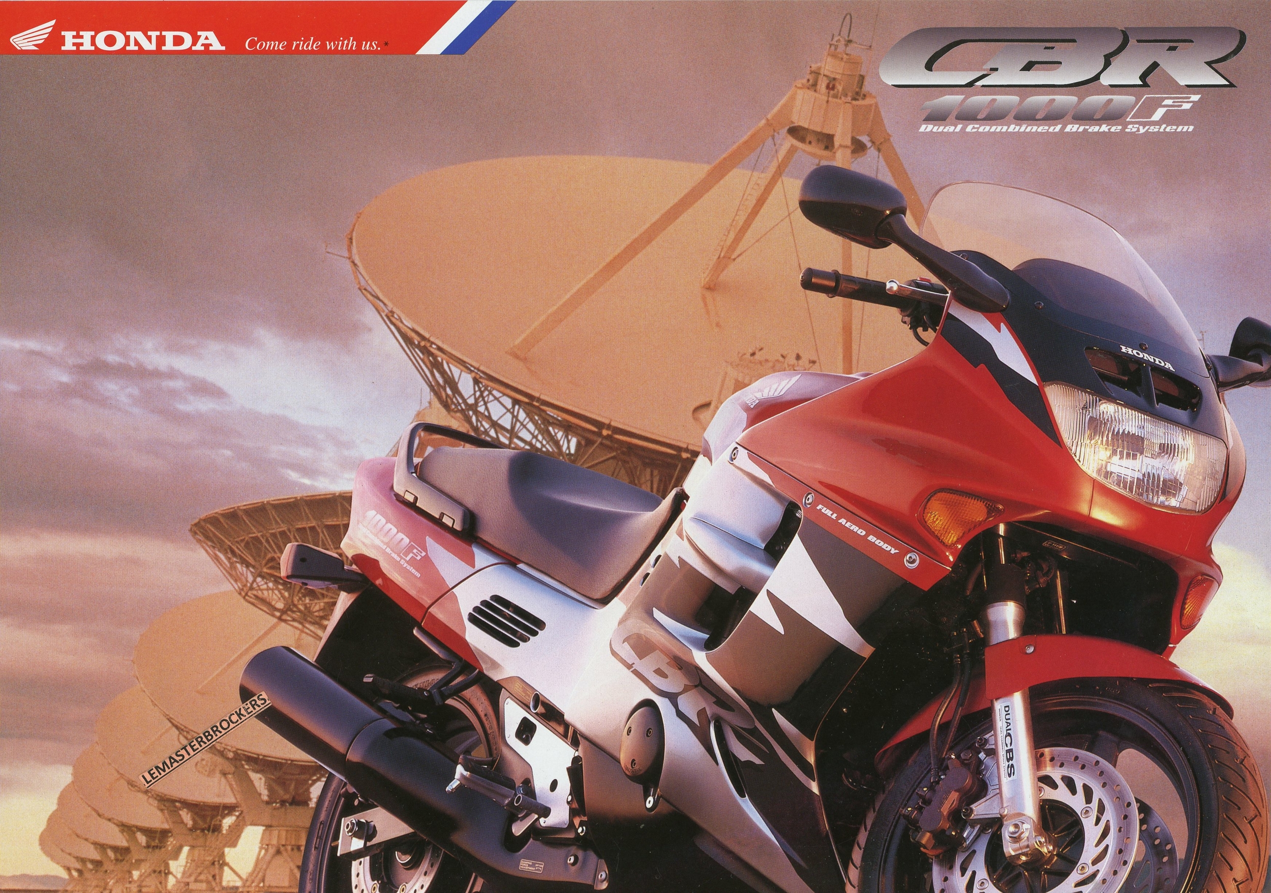 BROCHURE-MOTO-HONDA-CBR-1000-F-LEMASTERBROCKERS-CBR1000F-1996