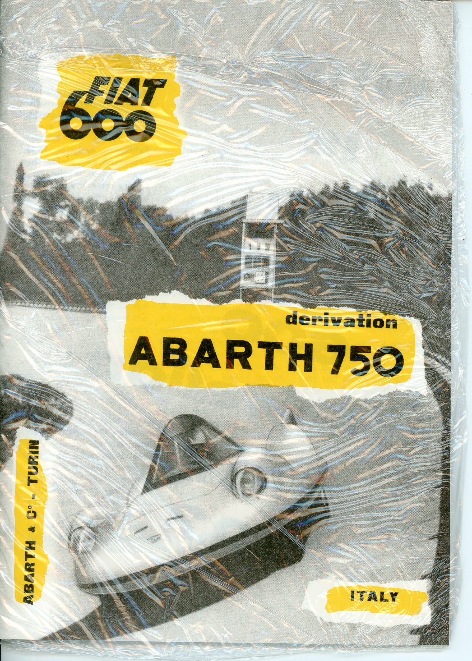 FIAT 600 DERIVATION ABARTH 750 - ABARTH & C - TURIN