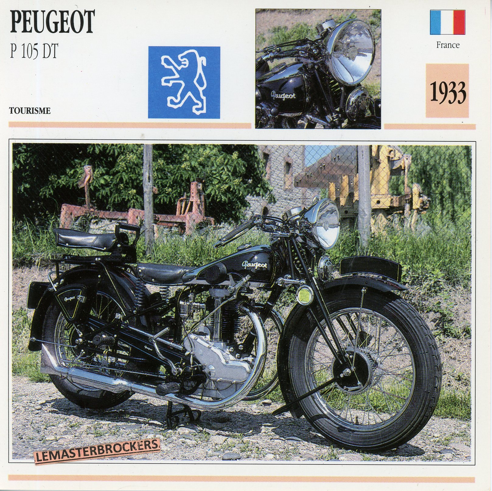 PEUGEOT-P105-DT-1933-FICHE-MOTO-LEMASTERBROCKERS