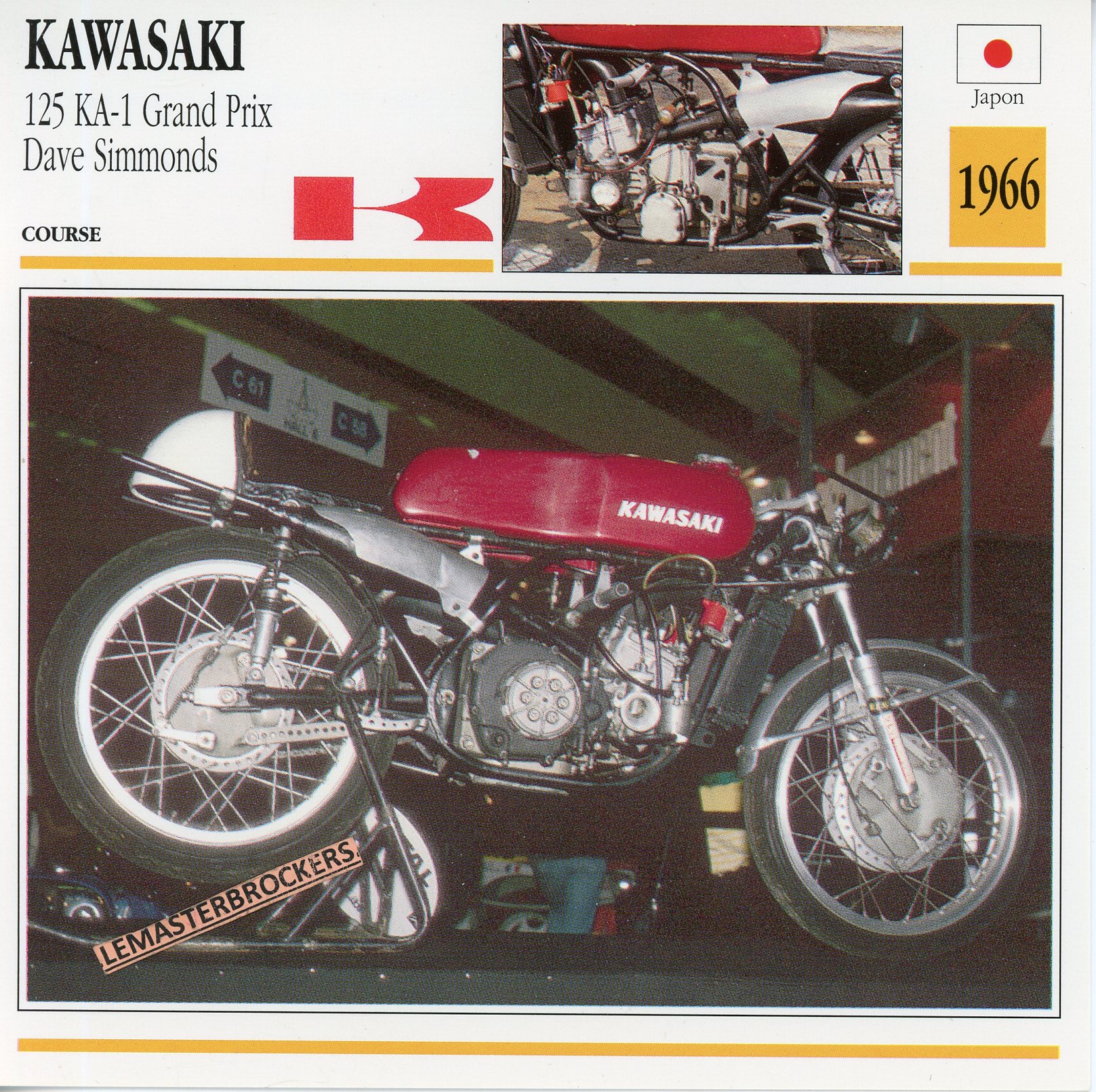 KAWASAKI-125 KA-1-FICHE-MOTO-LEMASTERBROCKERS