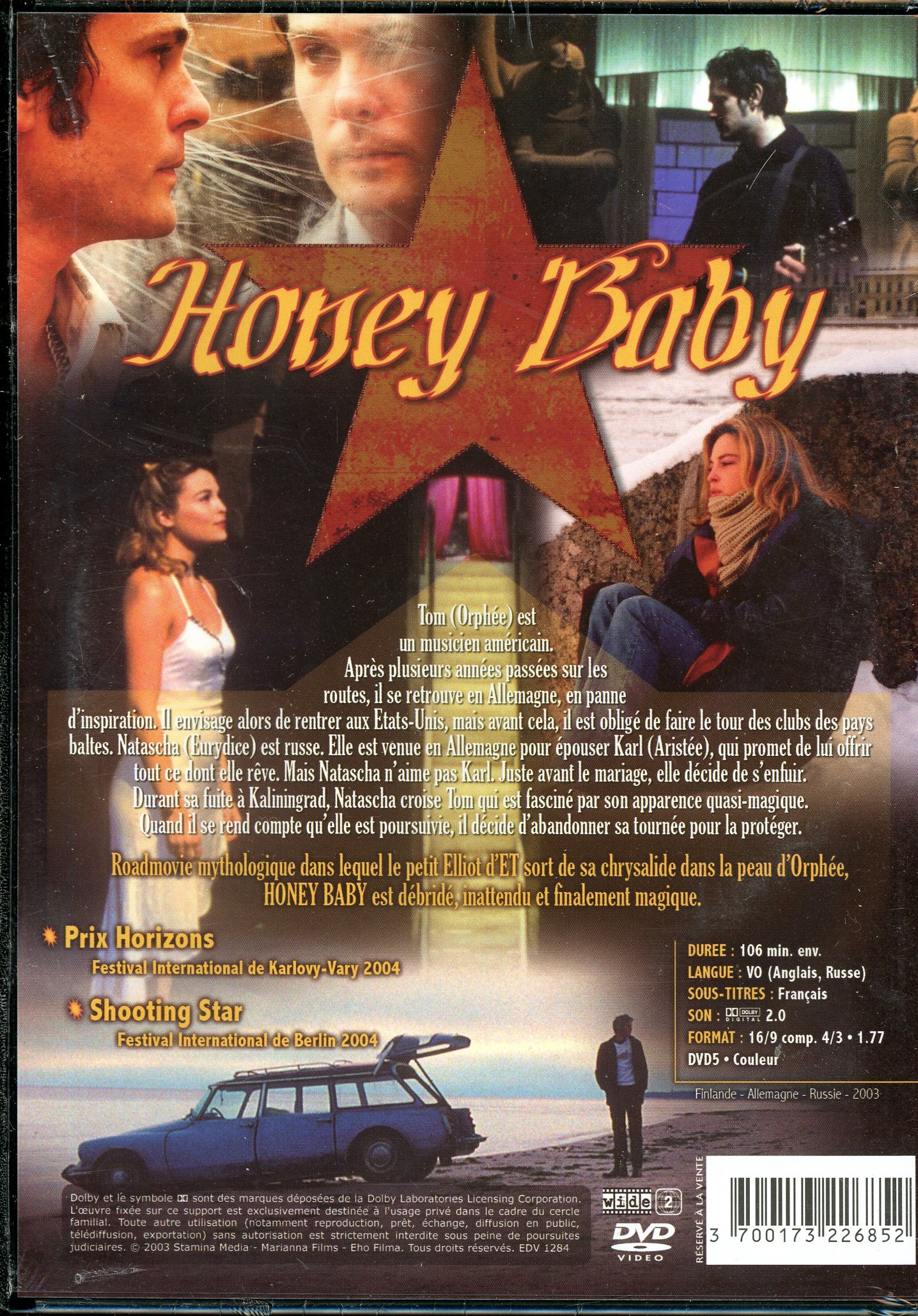HONEY BABY - DVD NEUF - 3700173226852 - LEMASTERBROCKERS