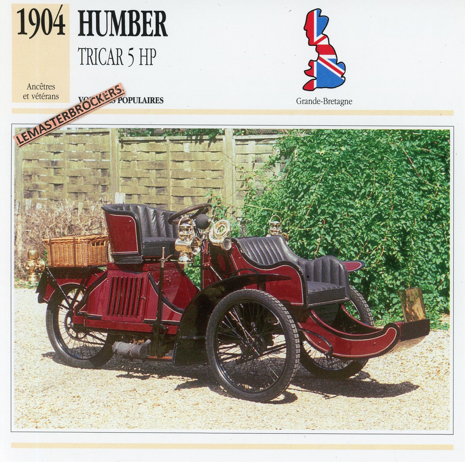 FICHE-AUTO-HUMBER-TRICAR-5HP-LEMASTERBROCKERS-CARD-CARS-ATLAS