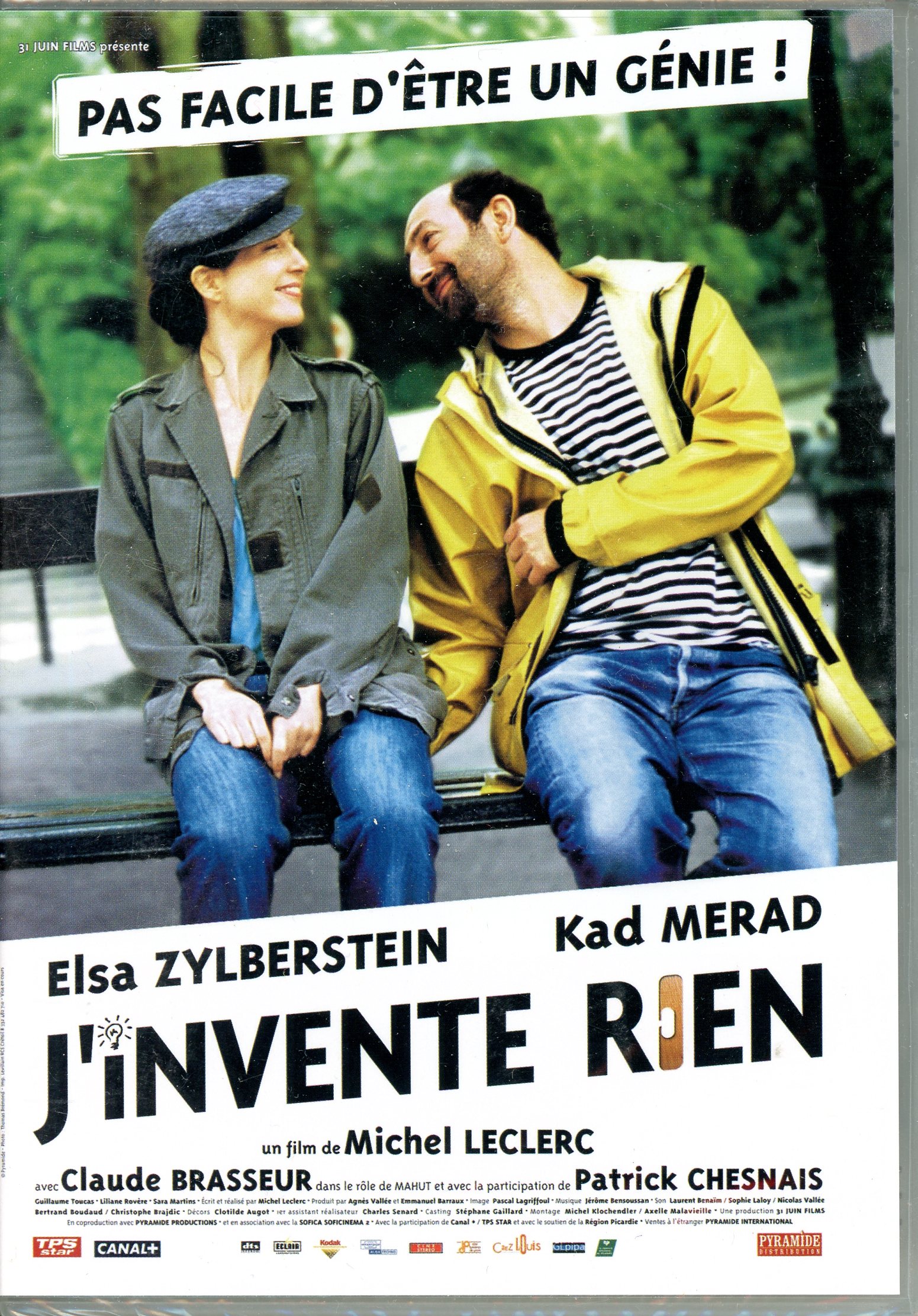 J\'INVENTE RIEN - ELSA ZYLBERSTEIN - KAD MERAD - DVD NEUF