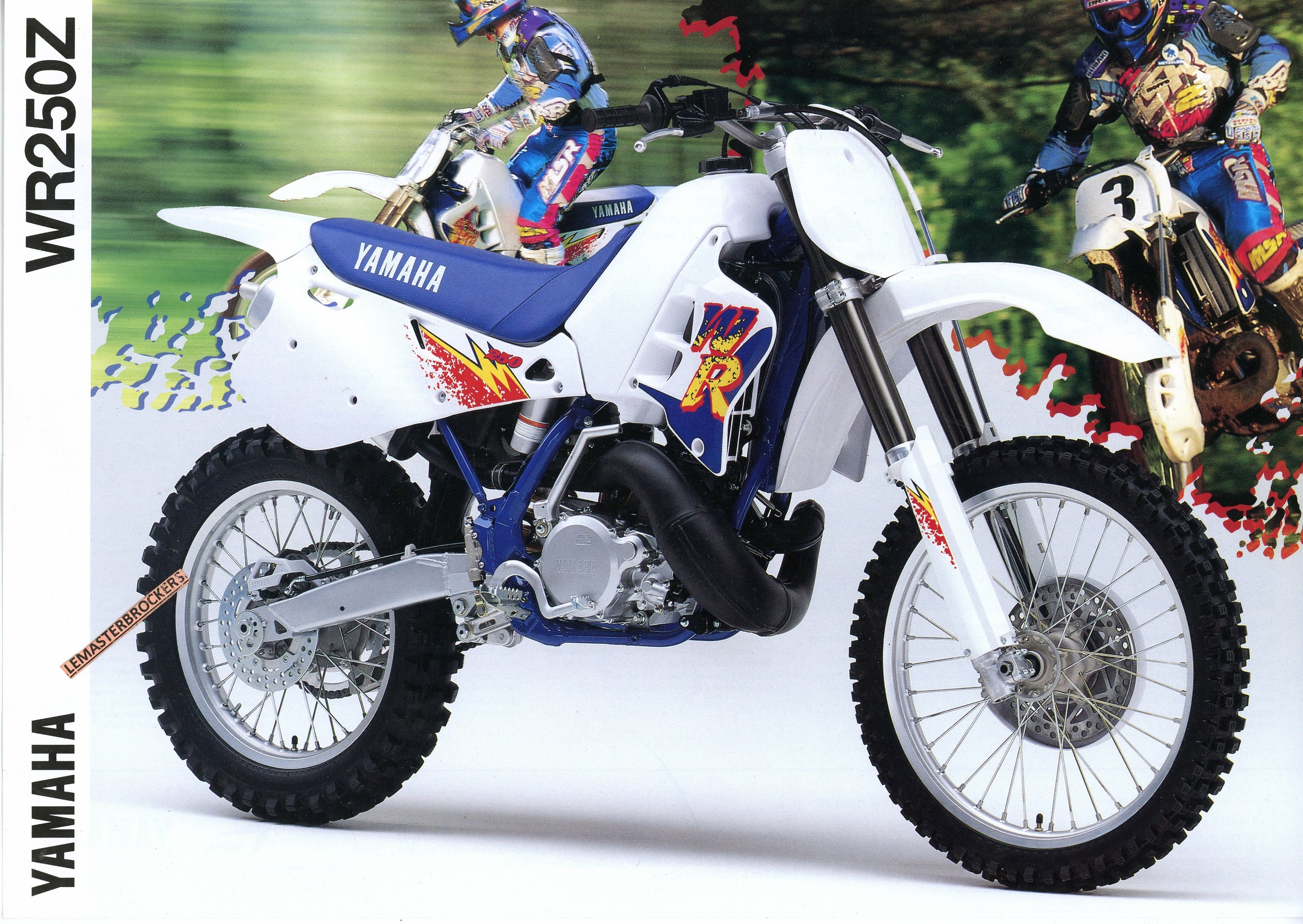 BROCHURE-MOTO-YAMAHA-WR250Z-WR-1991-LEMASTERBROCKERS