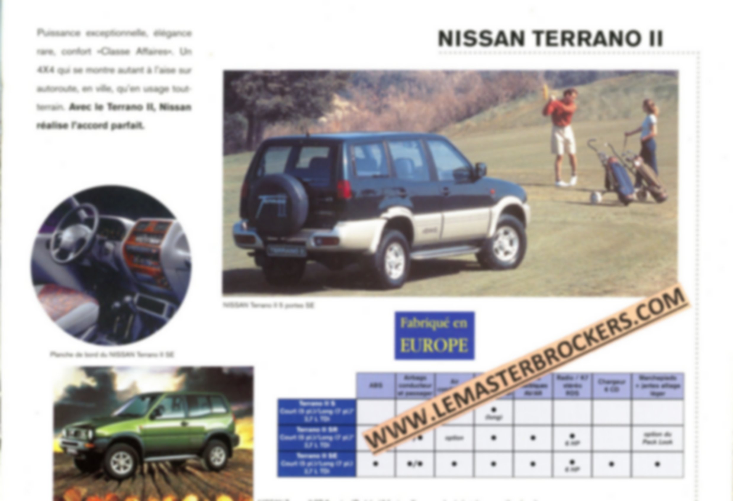 BROCHURE-AUTO-NISSAN-TERRANO-TERRANO2-LEMASTERBROCKERS-AUTOMOBILE-VOITURE