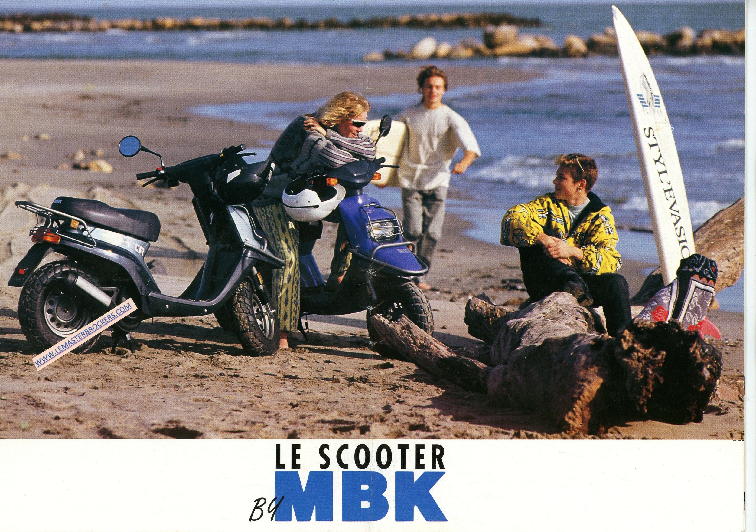 MBK BOOSTER HOT CHAMP ACTIVE 50 80 125 - BROCHURE MBK SCOOTER - BROCHURES  MOTO - LEMASTERBROCKERS