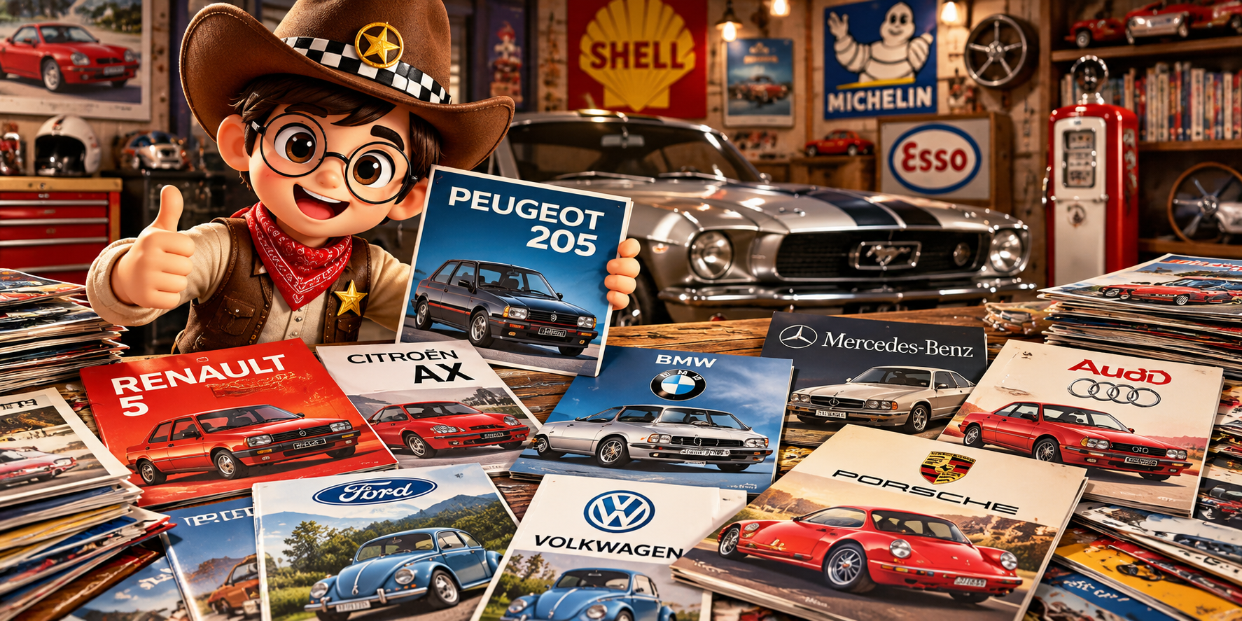 le collectionneur de brochures automobiles