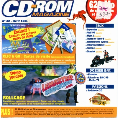 cd-rom-magazine-43-jeux-pc-vintage-1999