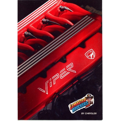 DODGE VIPER RT/10 BROCHURE CATALOGUE 1993 ORIGINALE