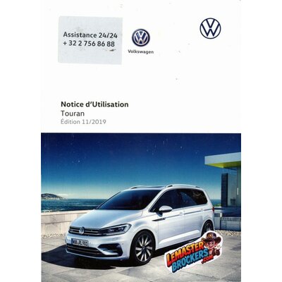 notice-utilisation-volkswagen-touran-2019-francais-manuel-original-sta012740ak