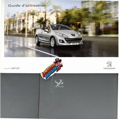 notice-utilisation-peugeot-207-cc-avec-pochette-origine-wip-nav-wip-sound