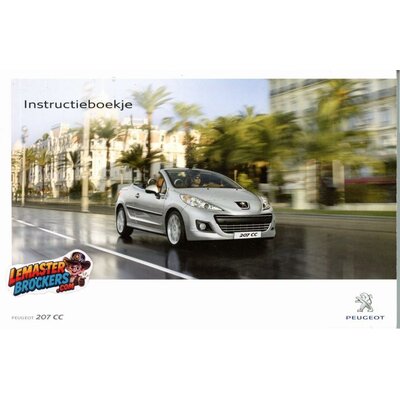 notice-peugeot-207-cc-manuel-utilisateur-neerlandais-original