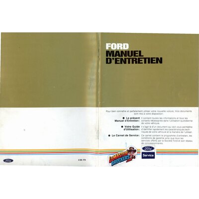 manuel-entretien-ford-sierra-1986-francais-original