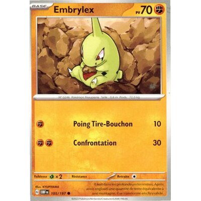 carte-pokemon-embrylex-105-197-flammes-obsidiennes