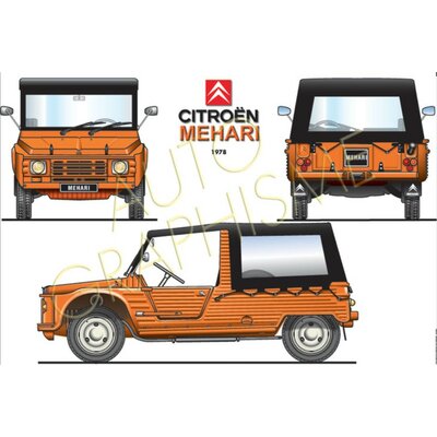 CITROEN-MEHARI-1978-POSTER-AFFICHE-CARS-LEMASTERBROCKERS
