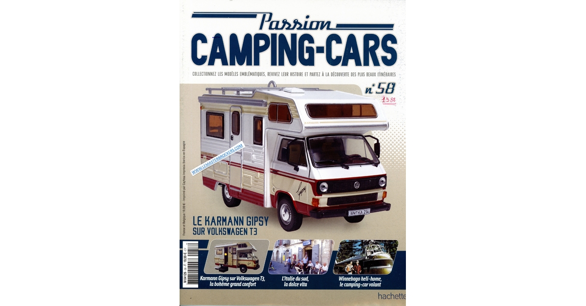 Miniature Camping-car Volkswagen T3 Karman Gipsy, Ixo Presse, 1/43, Neuve