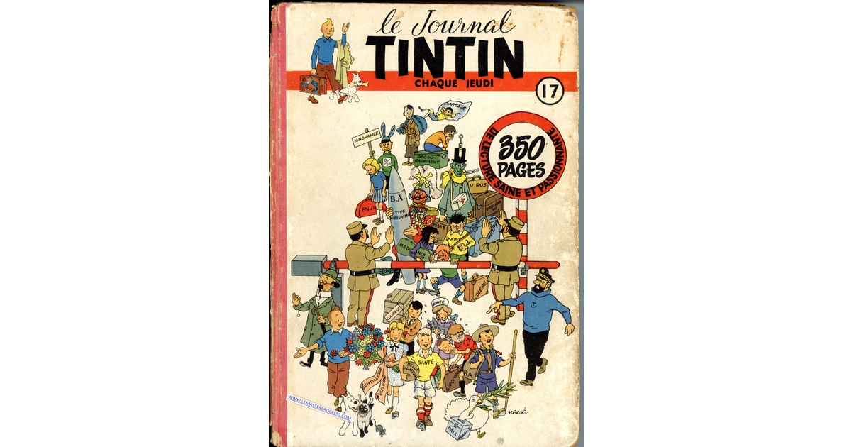Reliure 19 journal Tintin 279 à 291. (D'occasion) à St-Sulpice VD pour