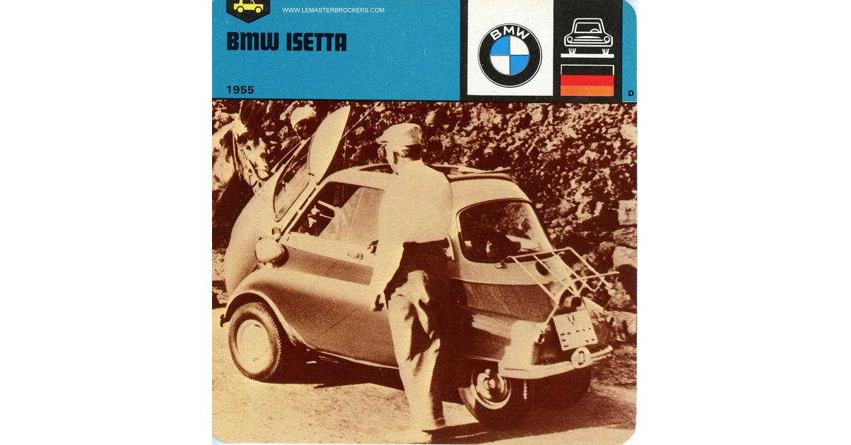 1/12 BMW Isetta Standard Rouge Premium ClassiXXs Art. 10050 Échelle 1:12