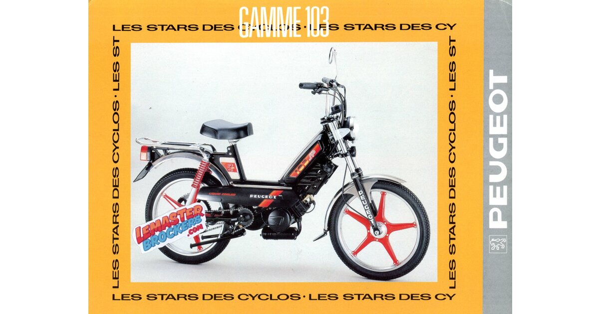 Lot Catalogues Publicitaires Anciens Peugeot Alcyon - Vélos, Motos, Années 1950, France