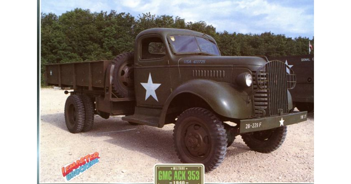 France Jouet - Camion FJ GMC - Miniature Militaire 1/55 1950’s