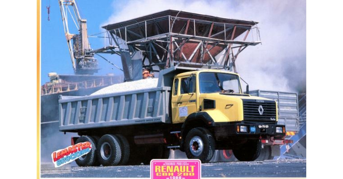 Mont Blanc – Engin De Chantier Renault GBH 280 – Miniature Boîte D'origine (France)