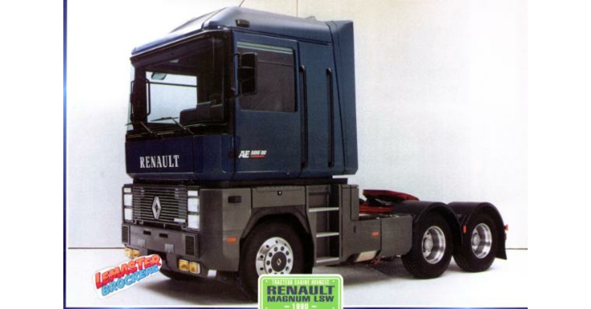 Camion Renault Magnum AE 500 (1990) PORCELANOSA - Modèle Réduit 1:43 Neuf