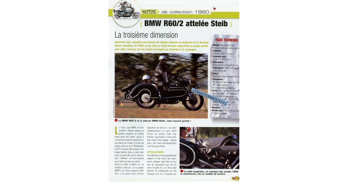 Figurine joe bar team Olaf Reux BMW R60/2 - Collection