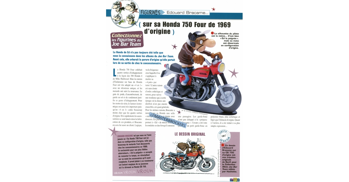 EDOUARD BRACAME - Honda 750 Four - Joe Bar Team n°87 EUR