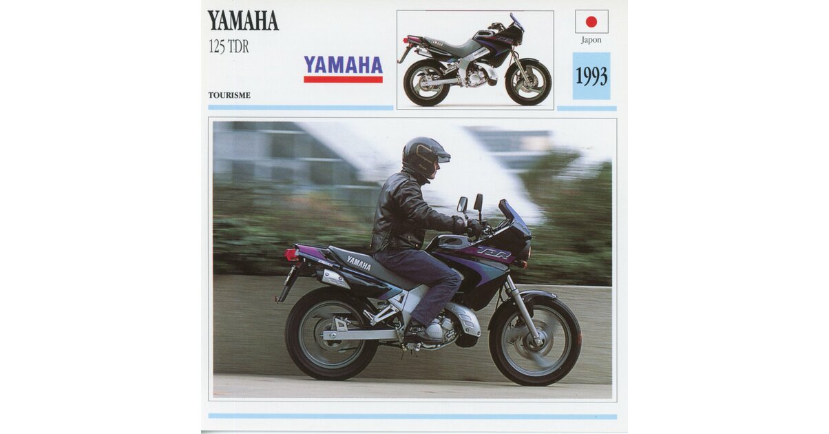 Fiche Technique Yamaha 125 Tdr